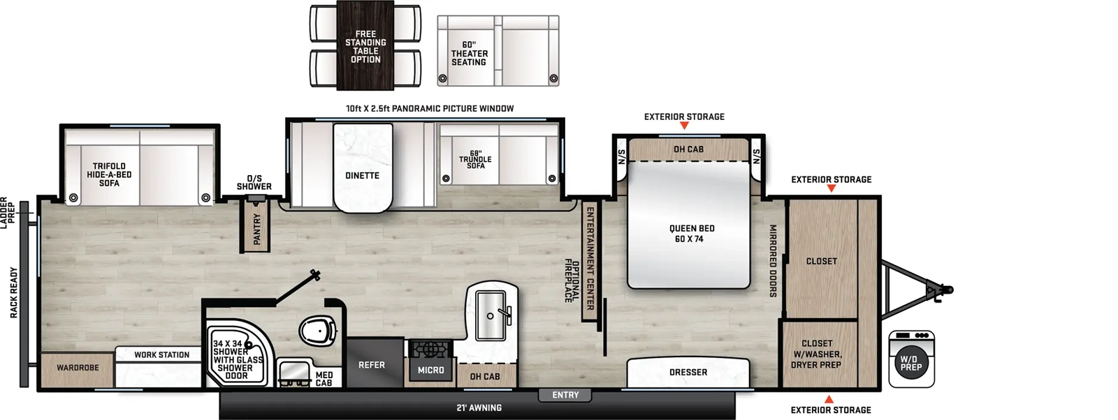 343BHTS-DEN Floorplan Image
